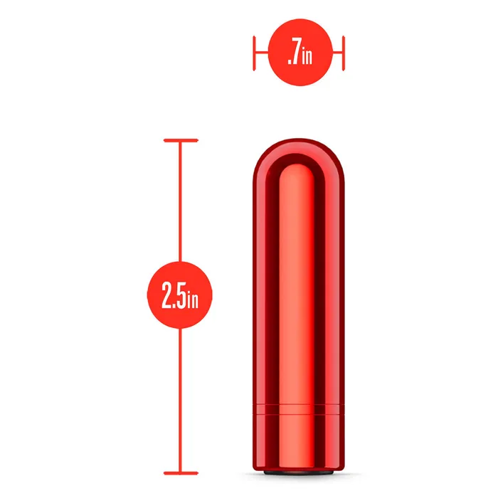 Vibratore Mini Blush Kool Vibes Rosso | Blush Vibrators Vibratore Mini Blush Kool Vibes Rosso | Blush Vibrators