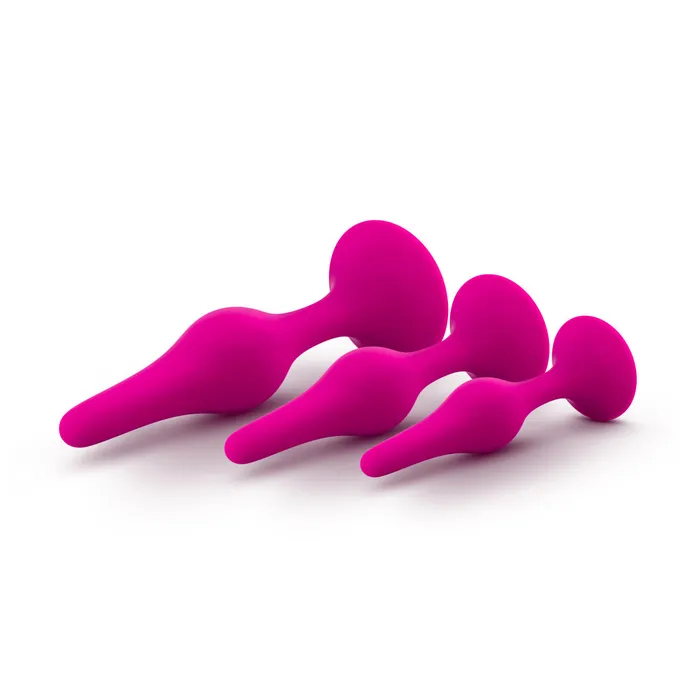 Eden Anal | Eden Pink Silicone Anal Butt Plug Beginner Kit (Set of 3)