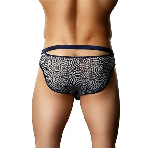 Male Power Female Sex Toys Swirl Lace Cutout Bikini Large