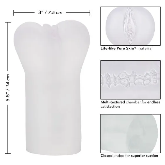 California Exotic Novelties Boundless Vulva Frost Vibrators