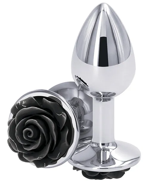 Male Sex Toys NS Novelties Chrome Plug With Rose