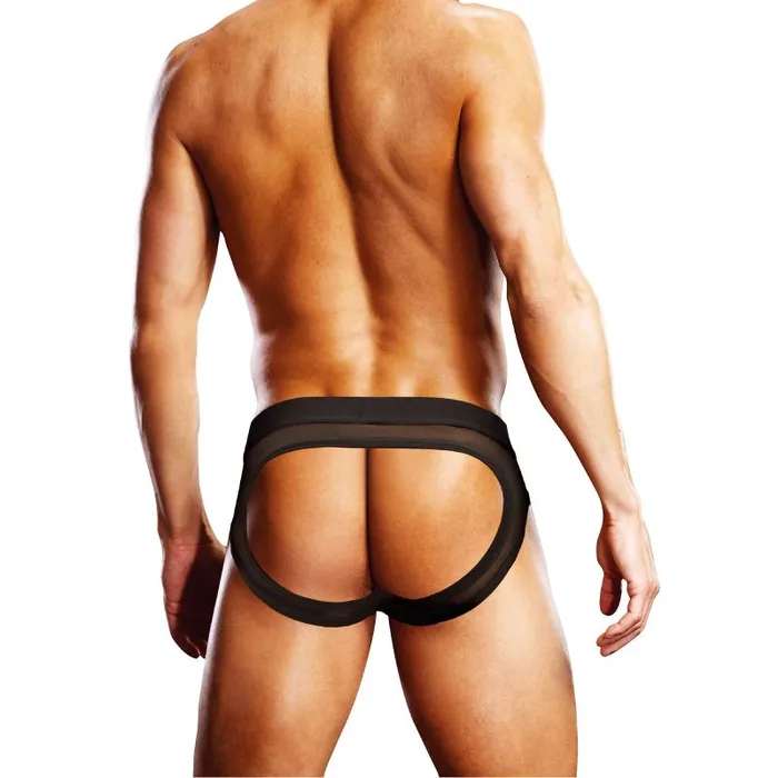 Prowler Mesh Open Back Brief Black Prowler Anal