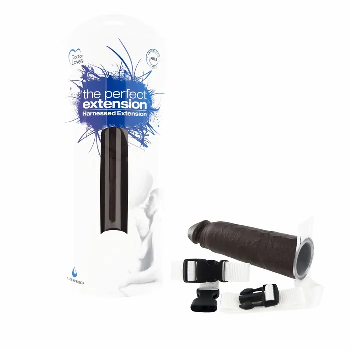 Perfect Extension 7in Dark Doctor Love Male Sex Toys