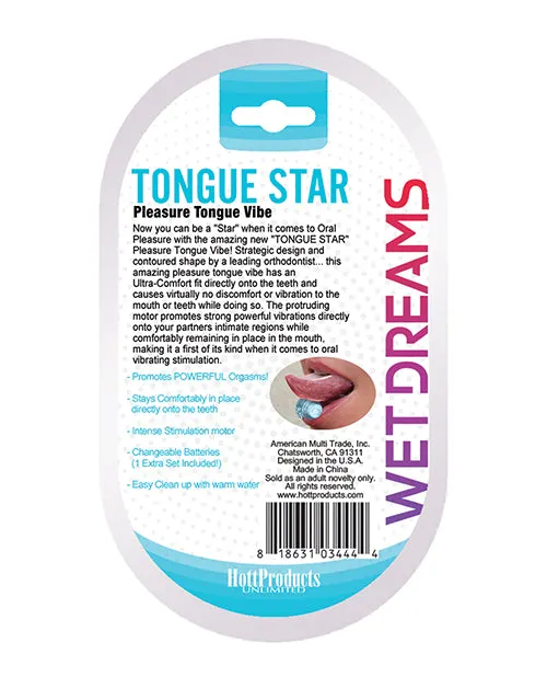 Wet Dreams Tongue Star Vibe Hott Products Vibrators
