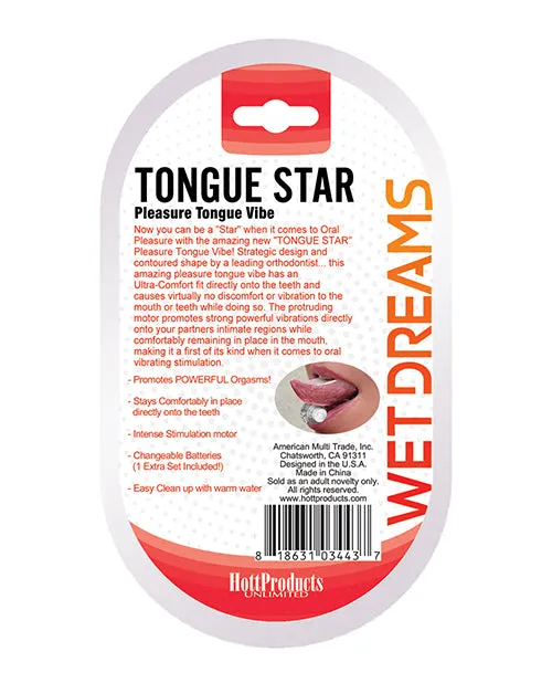 Wet Dreams Tongue Star Vibe Hott Products Vibrators
