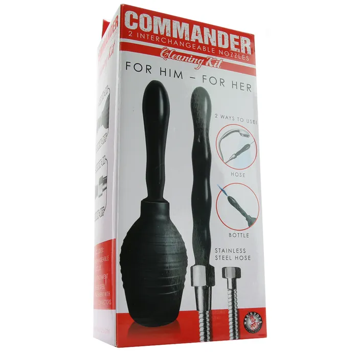 Anal Commander Cleaning Kit For Him Her in Black Nasstoys Anal Commander Cleaning Kit For Him Her in Black Nasstoys