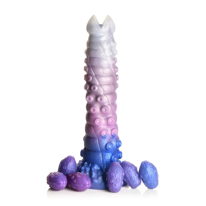 Female Sex Toys Creature Cocks Creature Cocks TentaQueen Ovipositor Silicone Dildo with Eggs