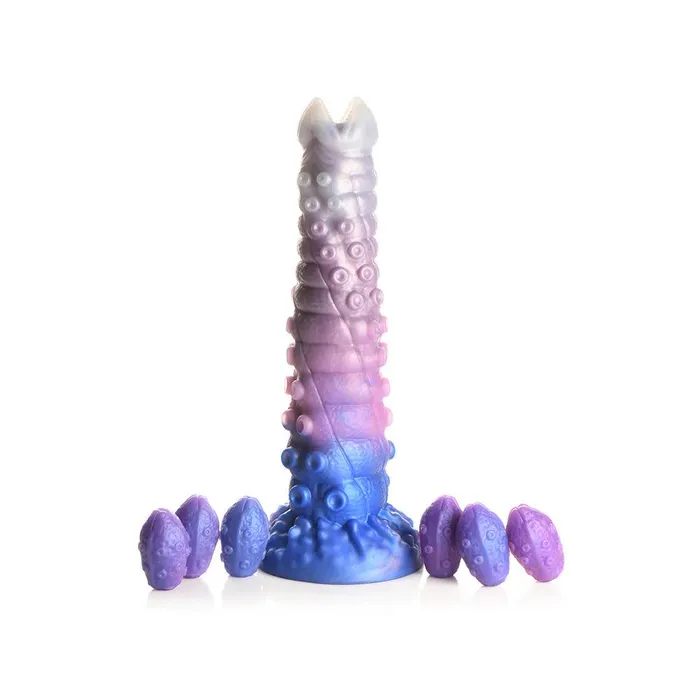 Female Sex Toys Creature Cocks Creature Cocks TentaQueen Ovipositor Silicone Dildo with Eggs