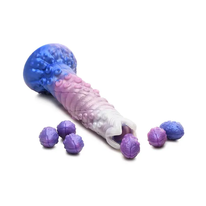 Female Sex Toys Creature Cocks Creature Cocks TentaQueen Ovipositor Silicone Dildo with Eggs
