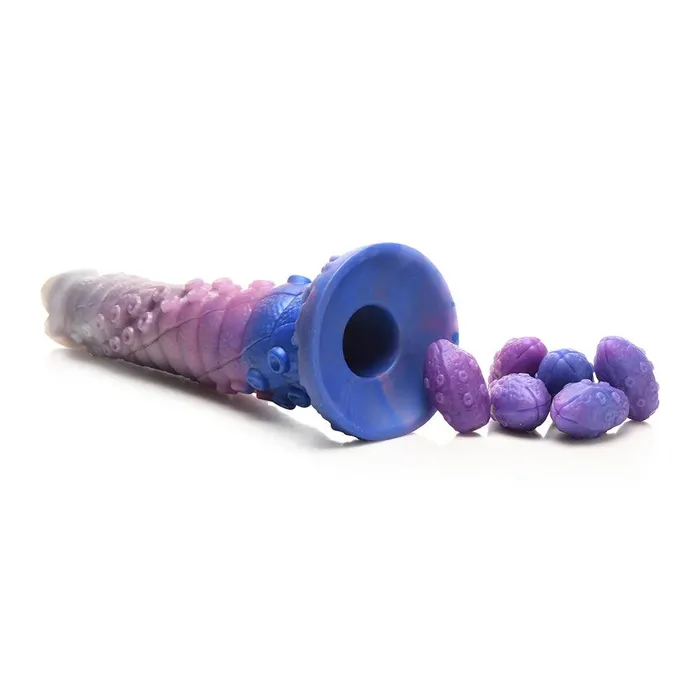 Female Sex Toys Creature Cocks Creature Cocks TentaQueen Ovipositor Silicone Dildo with Eggs