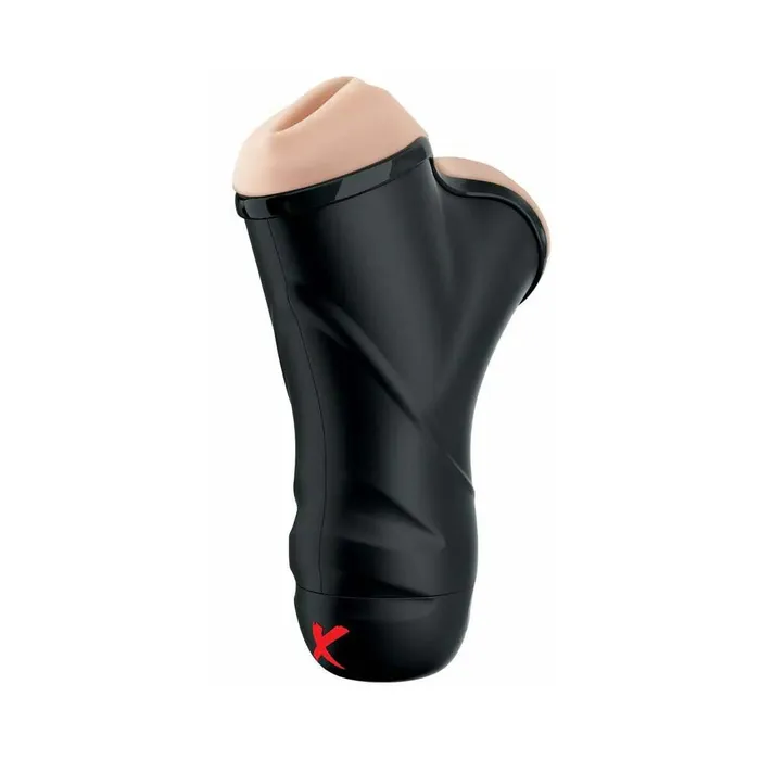 Male Sex Toys PDX Elite Double Penetration Vibrating Dual Entry Stroker PDX