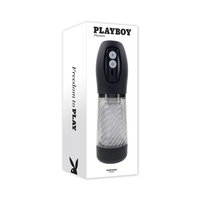 Playboy Whirlwind Rechargeable Thrusting and Spinning Stroker Playboy Male Sex Toys Playboy Whirlwind Rechargeable Thrusting and Spinning Stroker Playboy Male Sex Toys