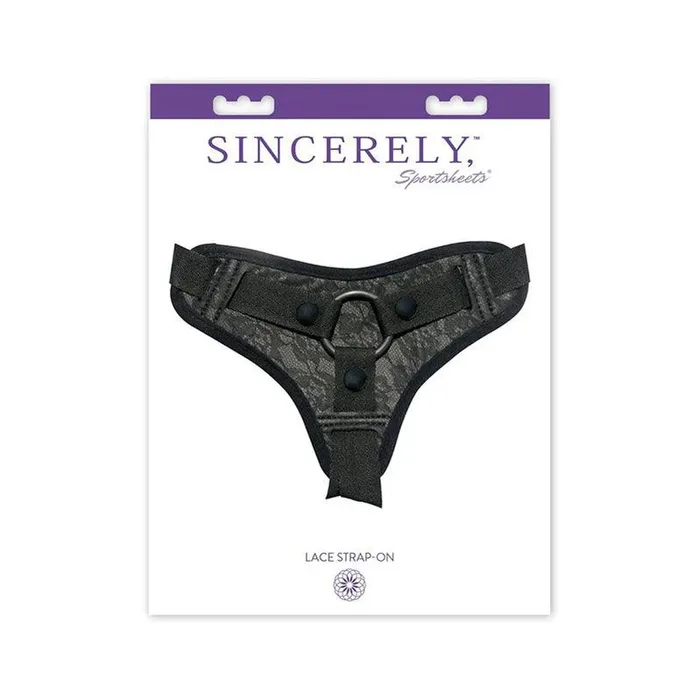 Sincerely Female Sex Toys Sportsheets Sincerely Lace Adjustable StrapOn Harness Black Sincerely Female Sex Toys Sportsheets Sincerely Lace Adjustable StrapOn Harness Black