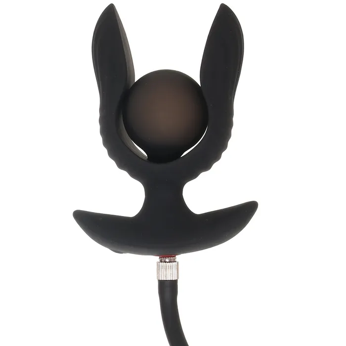 XR Brands Male Sex Toys Master Series Dark Pearl Inflatable Vibrating Plug