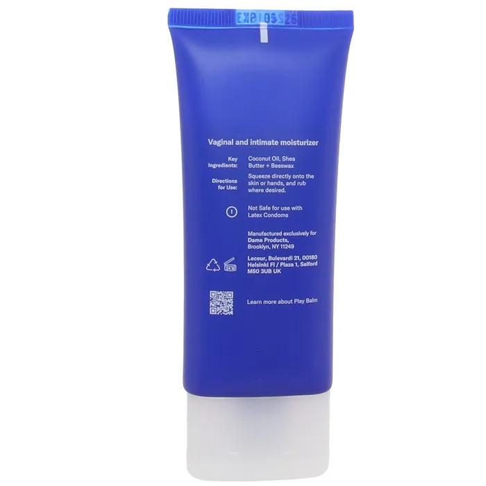 Couples DAME Products Play Balm OilBased Intimate Moisturizer in 2oz60ml