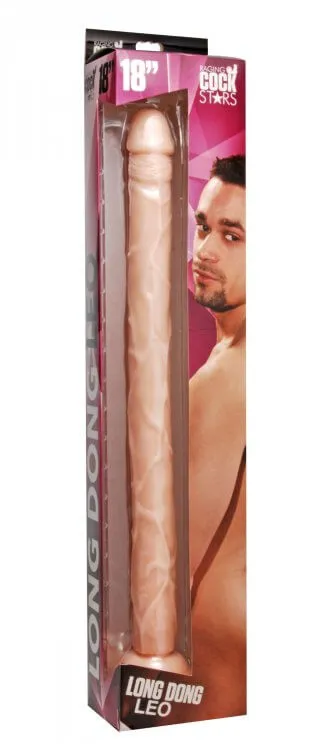 Dildos Raging Cock Stars 18inch Long Dong Beige Dildo XR Brands