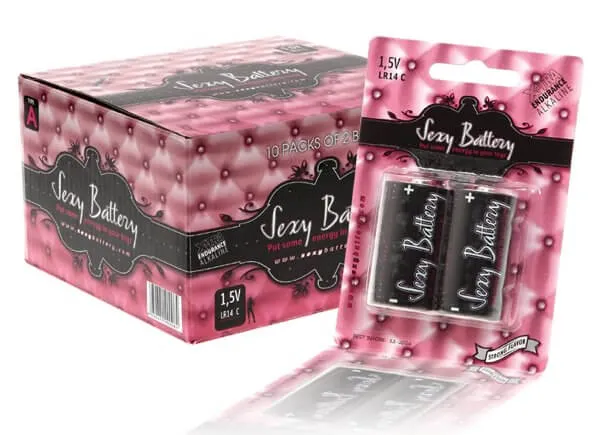 Enhancers EP SupplySexy Battery Sexy Battery Xtra Endurance Alkaline Batteries LR 14 C 2 pack