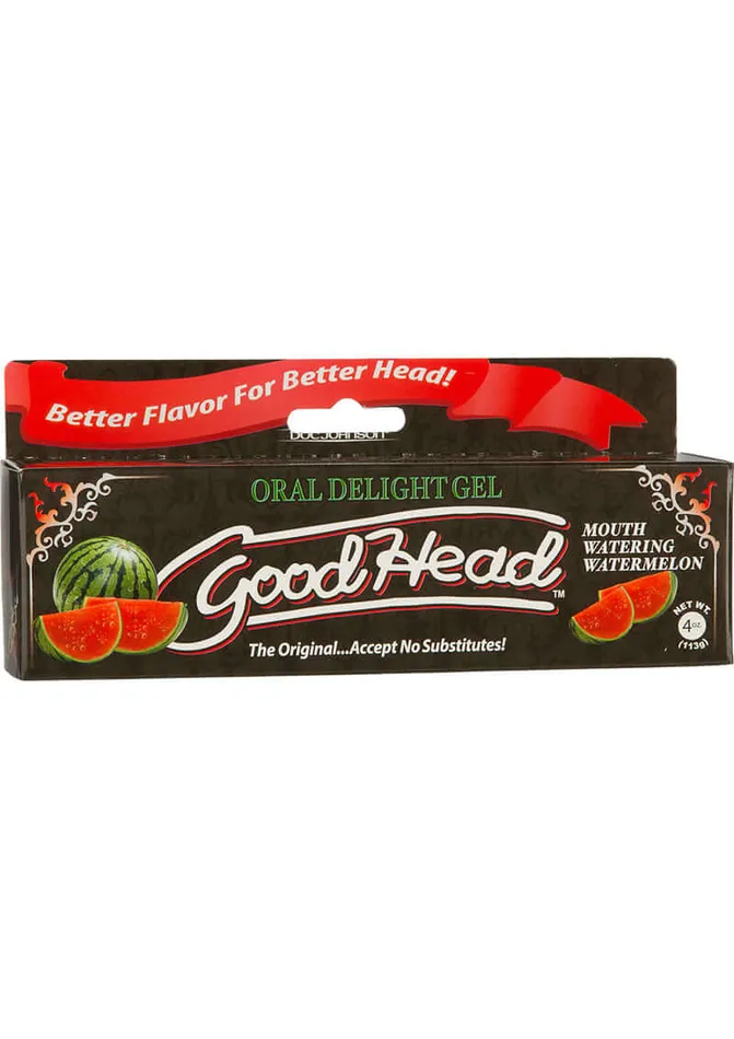 Games Doc Johnson Enterprises Elevate Your Oral Game with GoodHead Watermelon 4oz