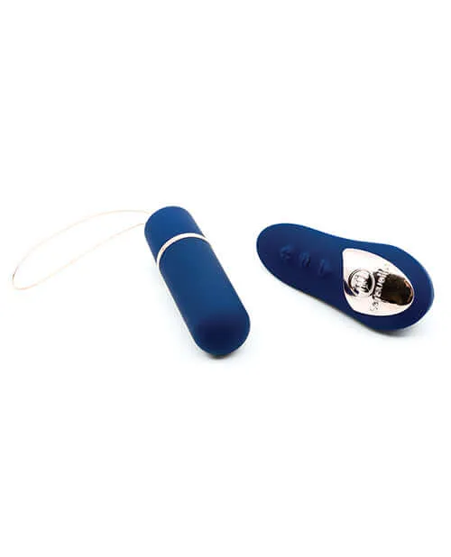 Vibrators Nu Sensuelle Sensuelle Bullet Plus Navy Blue Wireless Vibrator