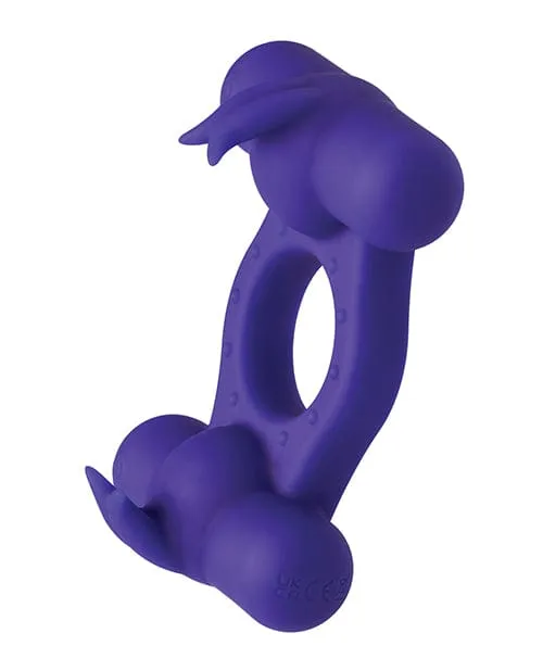 Female Sex Toys Silicone Rechargeable Triple Orgasm Enhancer CalExotics