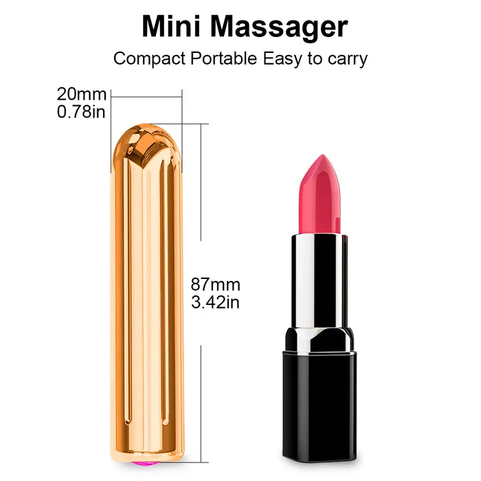 Female Sex Toys Touch Honey Lipstick Shaped Bullet Vibrator for Nipple and Clitoris Stimulation B1