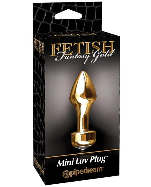 Fetish Fantasy Gold Mini Luv Plug Gold Pipedream Products Anal