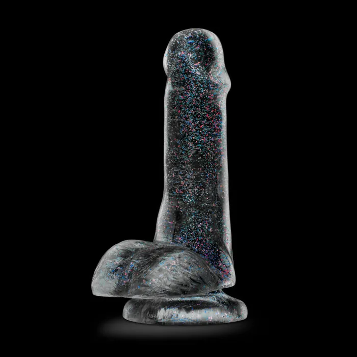 Naturally Yours 6 Inch Glitter Cock Sparkling Clear Blush Novelties Dildos Naturally Yours 6 Inch Glitter Cock Sparkling Clear Blush Novelties Dildos