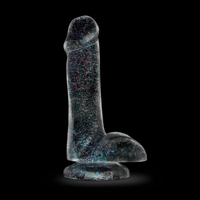 Naturally Yours 6 Inch Glitter Cock Sparkling Clear Blush Novelties Dildos Naturally Yours 6 Inch Glitter Cock Sparkling Clear Blush Novelties Dildos