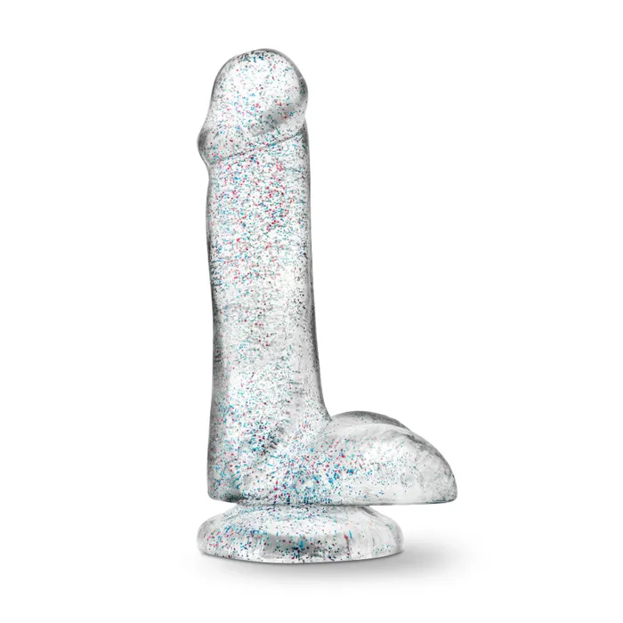 Naturally Yours 6 Inch Glitter Cock Sparkling Clear Blush Novelties Dildos Naturally Yours 6 Inch Glitter Cock Sparkling Clear Blush Novelties Dildos