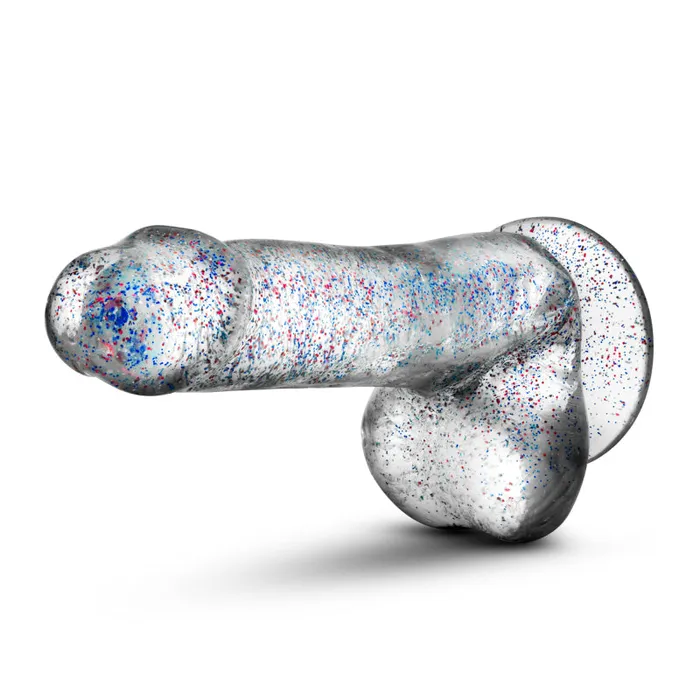 Naturally Yours 6 Inch Glitter Cock Sparkling Clear Blush Novelties Dildos Naturally Yours 6 Inch Glitter Cock Sparkling Clear Blush Novelties Dildos