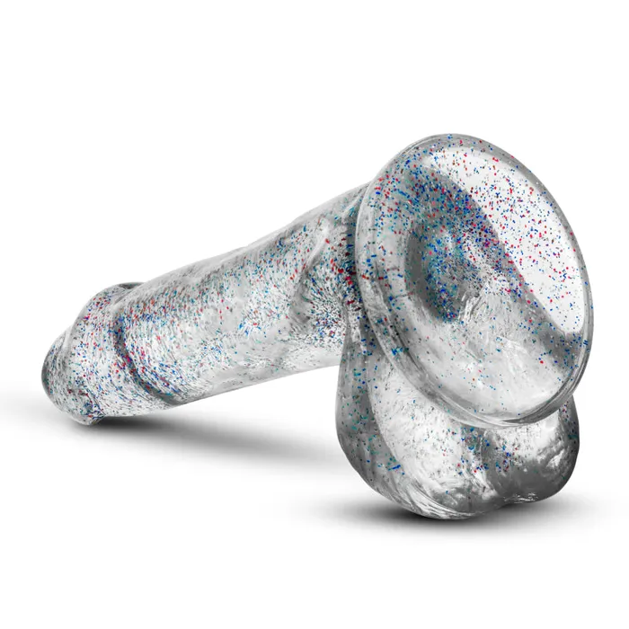 Naturally Yours 6 Inch Glitter Cock Sparkling Clear Blush Novelties Dildos Naturally Yours 6 Inch Glitter Cock Sparkling Clear Blush Novelties Dildos