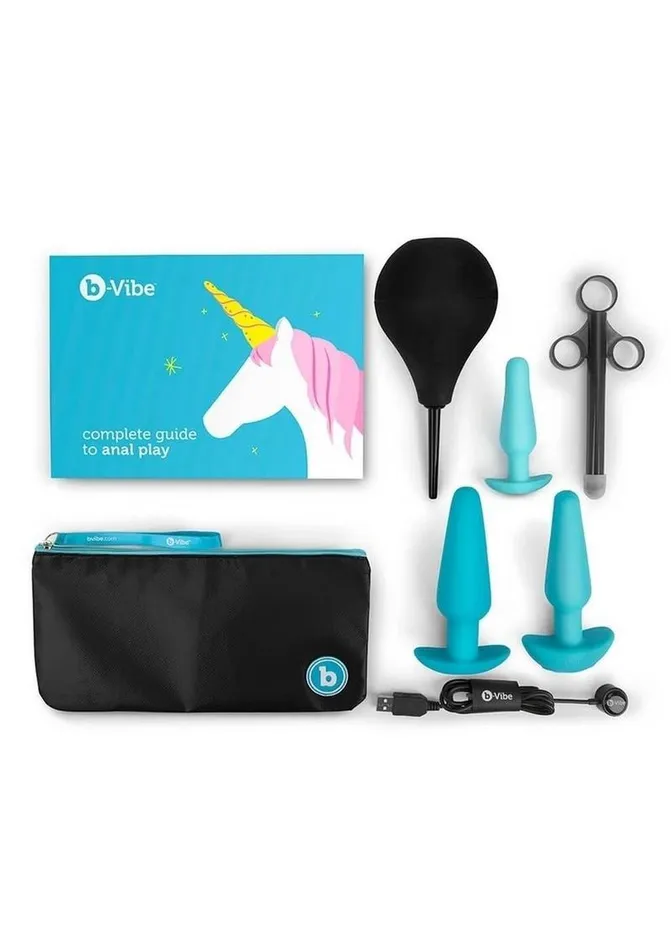 BVibe Anal Education Set Rechargeable Silicone Anal Play bVibe Anal
