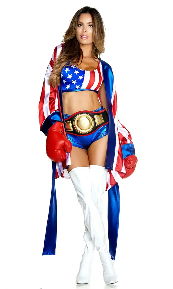 Forplay Inc Vibrators Get Em Champ Sexy Boxer Costume Forplay Inc Vibrators Get Em Champ Sexy Boxer Costume