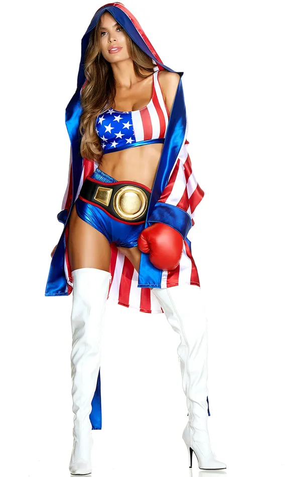 Forplay Inc Vibrators Get Em Champ Sexy Boxer Costume Forplay Inc Vibrators Get Em Champ Sexy Boxer Costume