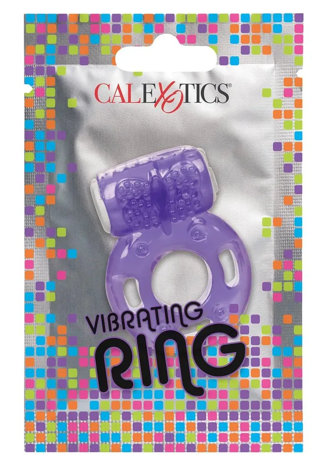 Fun Packs Male Sex Toys Foil Pack Vibrating Cock Ring