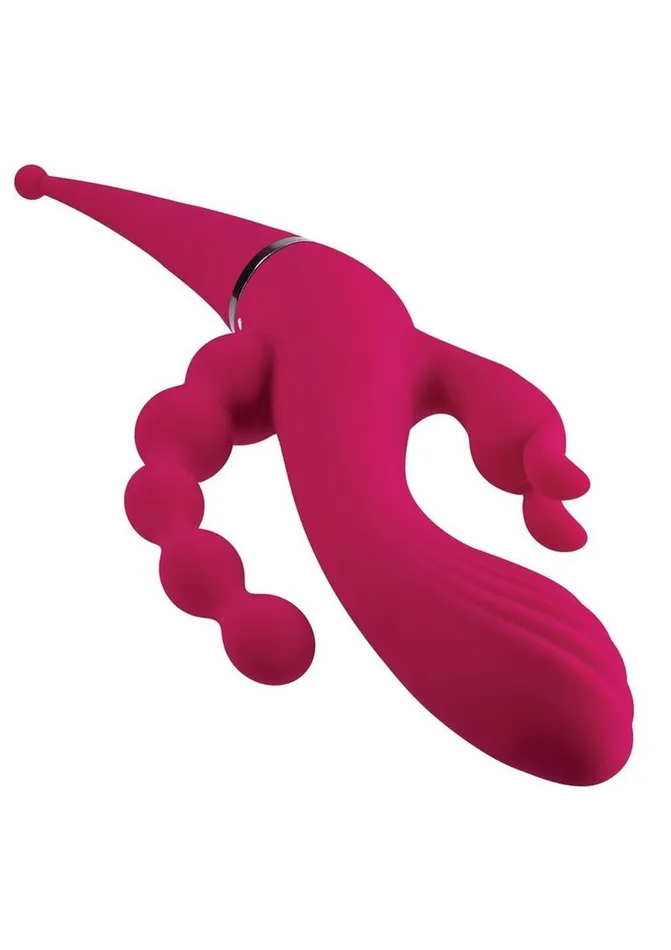 Gender X Female Sex Toys Gender X Four By Four Rechargeable Silicone Quadruple Stimulating Vibrator Gender X Female Sex Toys Gender X Four By Four Rechargeable Silicone Quadruple Stimulating Vibrator