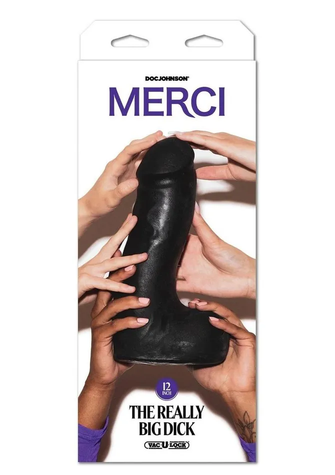 Merci Merci The Really Big Dick with XL Removable VacULock Suction Cup Dildos