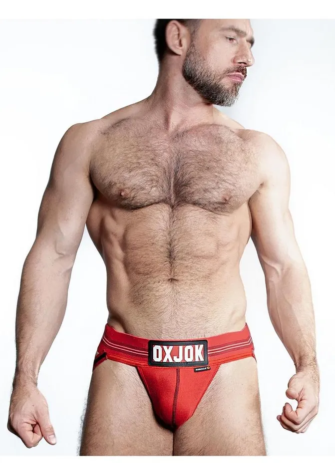 Oxballs Slingjock Slider Jock Strap Red Hot Anal