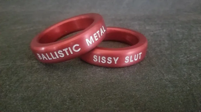 Ballisticmetal Male Sex Toys Wholesale Custom Engraved Chubby Anodized Aluminum Cockring Cock Ring Personalized Penis Enhancer Engraving Ballisticmetal Male Sex Toys Wholesale Custom Engraved Chubby Anodized Aluminum Cockring Cock Ring Personalized Penis Enhancer Engraving