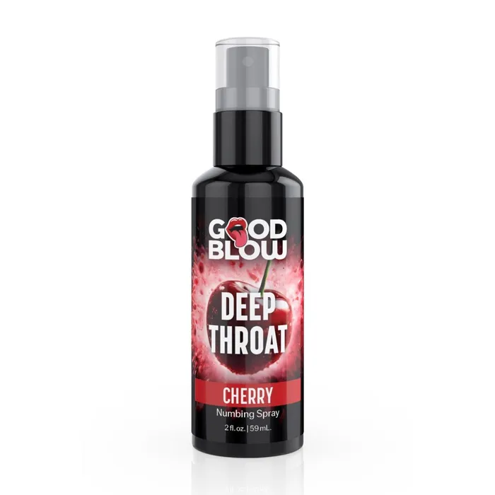 Male Sex Toys XR Brands Deep Throat Spray 1oz Cherry
