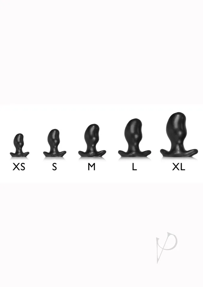 Anal Oxballs Ergo Silicone Butt Plug Xlarge Smoke
