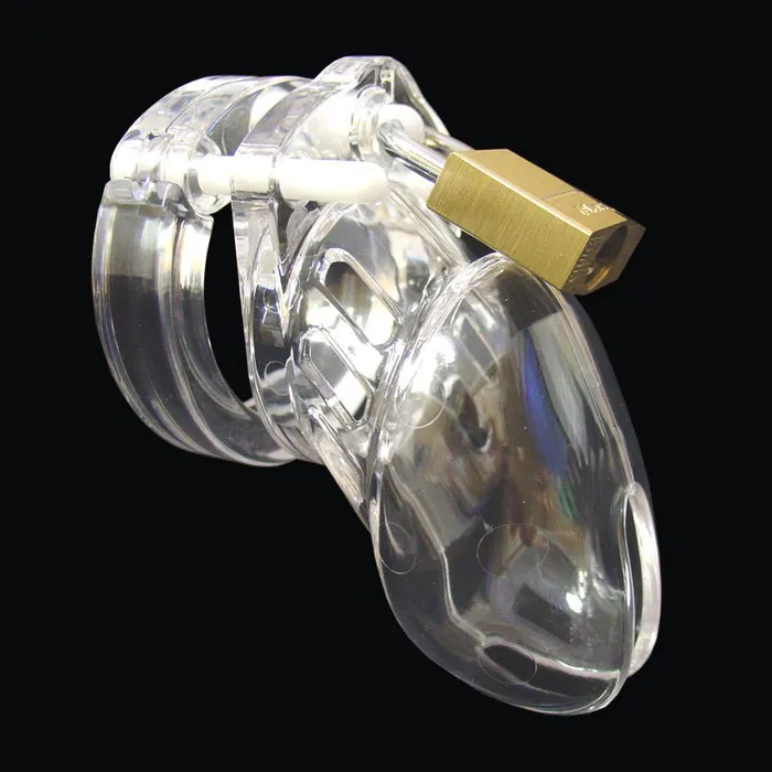 California Exotics Chastity Clear Small 2 12 Cock Cage Male Sex Toys