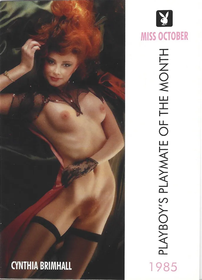 Dans Cards Couples Playboy October Edition Cynthia Brimhall Card 96