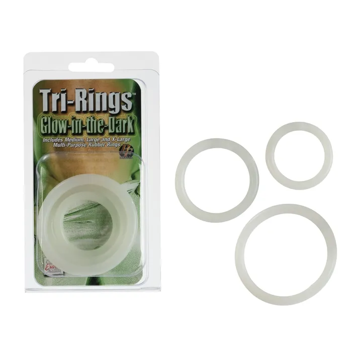 Dildos Xandebay Tri Rings Glow In The Dark