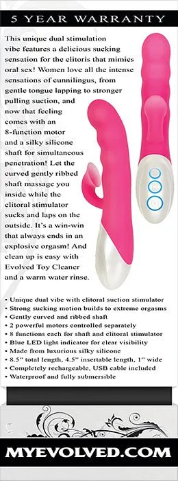 Evolved Instant O Pink Rabbit Vibrator Xandebay Vibrators Evolved Instant O Pink Rabbit Vibrator Xandebay Vibrators