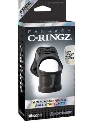 Fantasy C Ringz Male Sex Toys Rock Hard Ring Ball Stretcher by Pipedream Fantasy C Ringz Male Sex Toys Rock Hard Ring Ball Stretcher by Pipedream