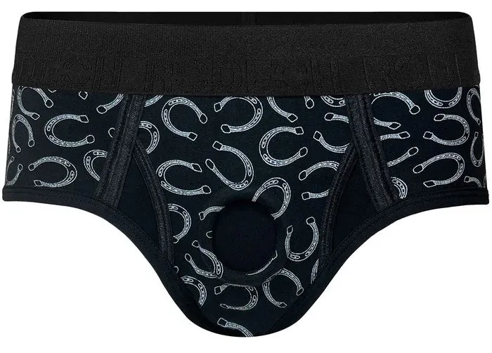 Female Sex Toys Rodeoh Unisex Horseshoes Harness Brief 1X