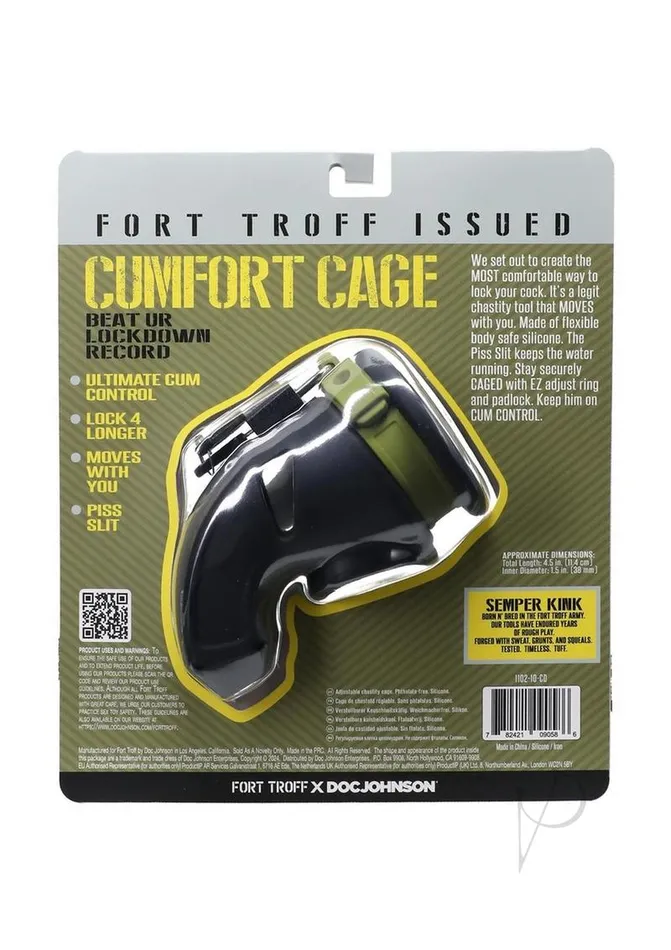 Fort Troff Anal Ft Troff Cumfort Cage Black