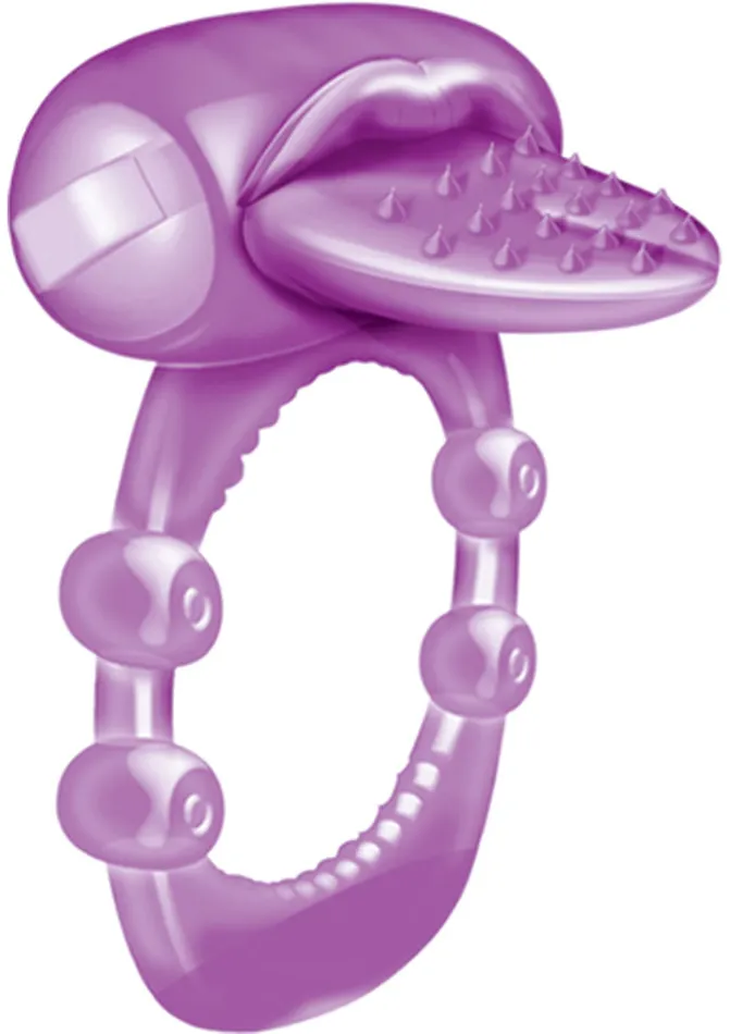 Hott Products Vibrators Nubbie Tongue Purple