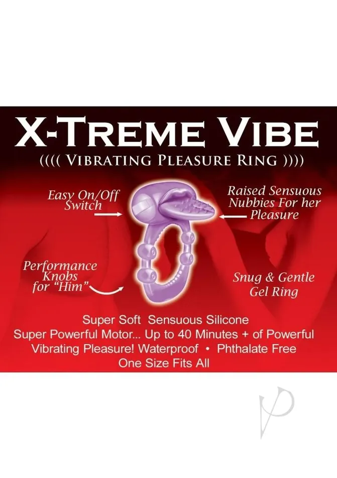 Hott Products Vibrators Nubbie Tongue Purple